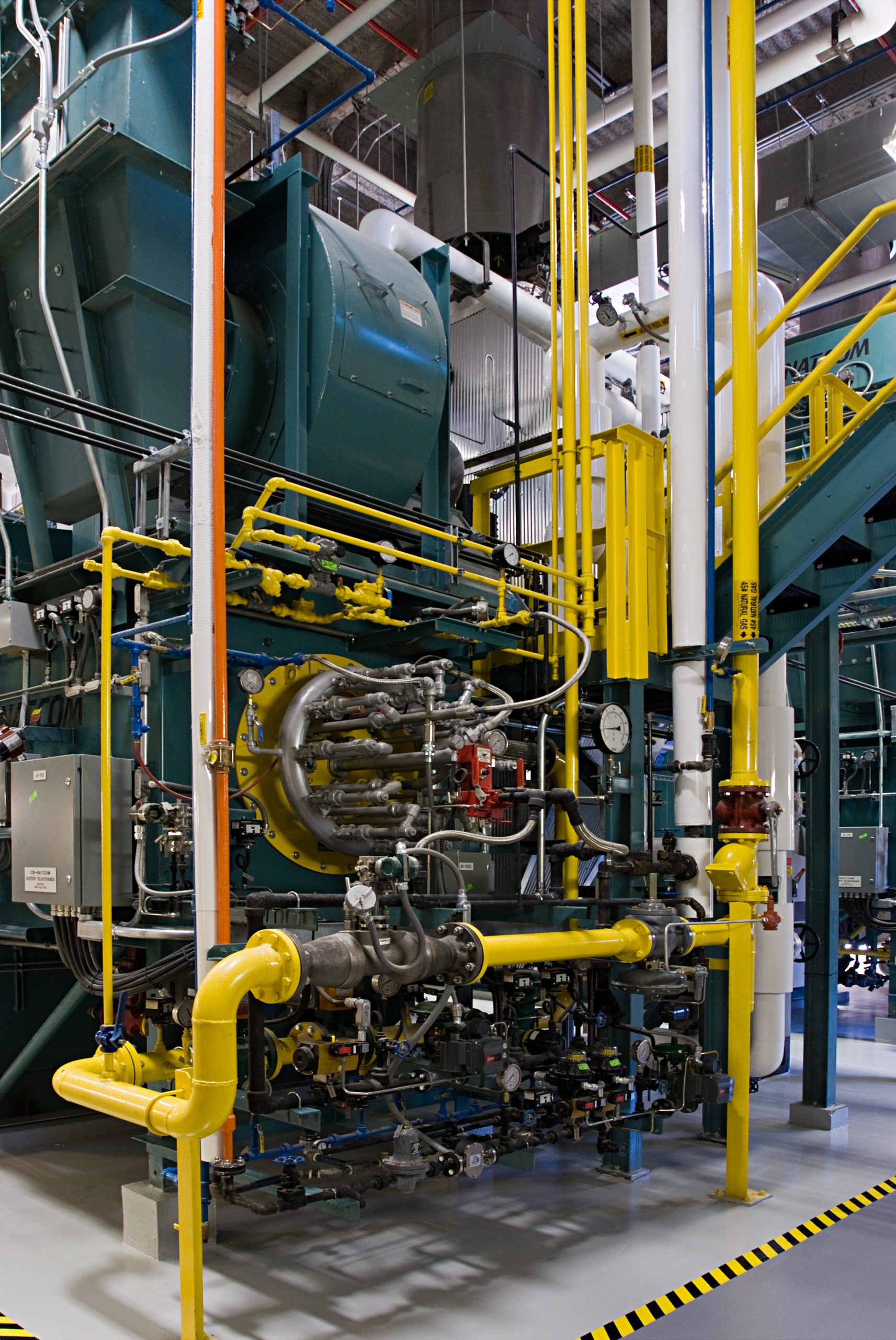 Yellow and Green HAVC System