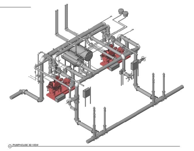 A Fire Suppression 3D Design Build Example
