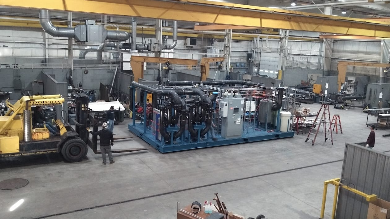 Fabrication inside Warehouse