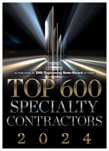 Top 600 Specialty Contractors - 2024 Poster